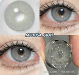 1 Pair Gray Pupils Colorful Contact Lenses for Eyes Blue Contact Lenses Green Eye Brown Contacts Korean Yearly Lenses
