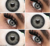 1Pair Natural Color Contact Lenses for Eyes Gray Eye Contacts Yearly Fashion Blue Contact Lenses Colored Eye Contacts