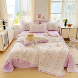 new skin-friendly washed cotton summer quilt printing air conditioner quilt summer cool quilt machine wash single double