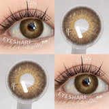 NEW 1Pair Natural Colored Contact Lenses For Eyes Beauty pupillents Grey Pupils Brown Contacts New Cosmetic Eyes Makeup