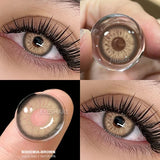 Fashion Colores Contact Lenses for Eyes Brown Contact Lens Gray Contact Lens Color Eye Contacts Eye Makeup Beauty Pupils