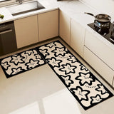Ikeehome  Washable Non-slip Kitchen Mat for Floor Long Strip Runner Kitchen Carpet Oil-proof Waterproof Mats Home Decoration