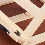 1pc Foldable Wood Bookends Cookbook Holder Rack Wooden Reading Book Support Stand Holders Tablet PC