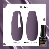 7ml Rubber Base Nail Gel Polish Nude Milky White DIY Nail Art Soak Off Gel Polish Semi Permanent Painting UV Vernis