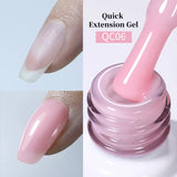 Wine Red Jelly Gel Nail Polish Glitter Nude Translucent Quick Extension Gel Semi Permanent Varnish UV Gel Nail Art 1