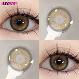 Colored Contacts Lenses Black Natural Pupils Beauty 14.5mm Big Eyes Beauty Cosplay Contact Lens Brown Lenses for  Dating