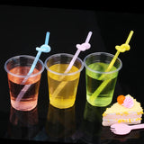 100PCS Disposable Clear Plastic Cup Outdoor Picnic Birthday Kitchen Party Tableware Tasting 220ml Picnic Plastic Cup Wholesale