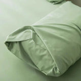 2Pcs Pillowcases 100% Bamboo Fiber Cooling Anti-bacterial Solid Color Hotel Home Summer Envelope Style Pillow Covers 50x75cm
