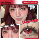 Crazy Halloween Cosplay Anime white Color Contact Lenses for Eyes red Beauty Pupils Role Playing Party Yearly use