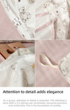 Adorable Pure Cotton Four-Piece Bedding Set Sweetheart Bear Tee-Piece Dormi Bedding Set Comfortable Warm Korean Sle