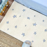 Soft Star Printed Rectangular Floor Mat Non-Slip Rug for Bedroom Bedside Bathroom Home Decor Household Floor Mat