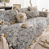 Four Season Universal Shaped Sofa Covers  Anti Slip One-piece Cover Cloth French Style Light Luxury Irregular Cushion Dust Cover