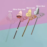 Personalised Butterfly Drink Stirrers Wedding Decoration Party Cocktail Bar Sticks Custom Name Wedding Table Centerpiece Favor