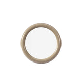 CuteLife Yellow Round Plastic Frame Makeup Decorative Mirrors Aesthetic Dressing Table Mirror For Bedroom Home Decor Wall Mirror