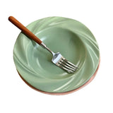 Cream Color Ceramic Plate Set, Ins Style Pasta Bowl with Deep Soup Design, Aesthetic Home Dining Tableware
