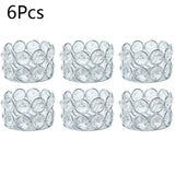 Crystal Votive Candle Holders Tealight Jewel Bowl Stands Decorative Centerpiece for Wedding Party Home Table Decor