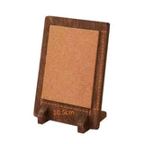 Rustic Wooden Tabletop Display Stand, Multi-Purpose Holder for Playing Cards, Kids Artworks, Dessert Menus & Street Vendor Stall