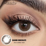 1Pair Natural Contact Lenses Brown Lens 14.2mm Diameter Korean Lenses Colored Contact Lens Beauty Pupil Natural Contact