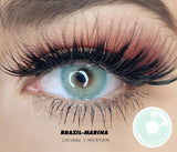 1Pair Brazil Famous Solitica Natural Color Lens Color Contact lens Soft Contact Lenses Cosmetic Color Lens Eyes