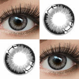 1Pair Russia Blue Color Contact Lens Pupils High Quality Cosmetic  Gray Brown Lenses Makeup Purple Eye