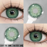 Colorful Contact Lenses for Eyes 1pair Fashion Blue Eye Contacts Brown Lenses Gray Pupils Yearly Cosmetic Green Lenses