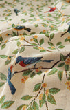 Pastoral Retro Printed Sofa Cover with Skirt All-Inclusive Floral Sofa Towel for Four Seasons Luxury Soft Furniture Protector