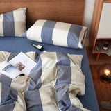1pcs Duvet Cover Nordic sling 100 Cotton Stripes 150x200 King Size housse de couette Skin friendly Quilt Cover Bed Linen