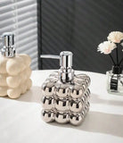 300ml Liquid Soap Dispenser Press Separated Bottle Bathroom Accessories Ceramic Household Body Wash Shampoo  Dispenser Bottle