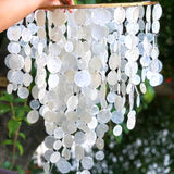 10 Strings 1M Wedding Simulation Shell Hanging Curtain Finished Bead Partitions Curtain DIY Shell Bead Strings Door Wind Chime