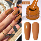 10ml Red Series Gel Nail Polish Winter Dark Red Glitter Nail Art Varnish Semi Permanent Soak Off UV LED Gel