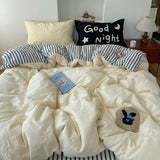 Knot Pure Cotton Bedding Set Cry Color Fre Sle Four Seasons Girls Heart Waed Cotton Bedroom Four Piece Set