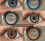 1pair Eyes Contacts Lense Color Contact Lenses Natural Gray Contact Brown Lens Fashion Beauty Makeup Blue EyeLenses