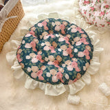 Double Sided Putuan Cushion Rural Lace Breathable Thick Student Office Chair Cushions Home Dining Chairs Tatami Square Seat Mat