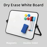 New Erasable Dry Erase White Board Portable Double-Sided White Board Easel with Stand Magnetic Whiteboard Memo To Do List