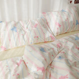Adorable Pure Cotton Children's Room Bedding Set Snail Tower S Cute Print Duvet Cover Pillowcase Bed eet Quilt Set