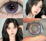 New Style Myopia Degree Contact Lenses Big Eye Series 1 Year Use Soft High Quality Blue Purple Green Contact Lenses