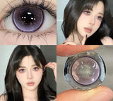 New Style Myopia Degree Contact Lenses Big Eye Series 1 Year Use Soft High Quality Blue Purple Green Contact Lenses