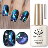 15ml Chamelon Gel Nail Polish Aurora Glitter Cat Magnetic Effect Varnish Soak Off UV Gel For Manicure DIY Salon
