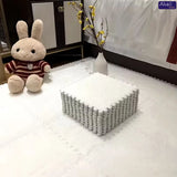 12Pcs Soft Plush Foam Floor Mat Interlocking Carpet Tile Non Slip Thick Play Mat for Living Room Bedroom Kids Room Home Decor