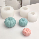 Halloween Pumpkin Silicone Candle Mold DIY Gypsum resin Epoxy Ice Cube Chocolate Baking Mould Holiday Souvenirs Home Decor Gifts