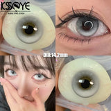 Korea Color Contact Lens 2Pcs Hot Sale Myopia Lenses Degree Natural Fashion Contact Lenses Green Pink Soft Lens Yearly
