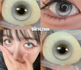 1 Pair 2025Year New Lenses with Myopia Degree Grade 0.00- 8.00 Pink Blue Grey Beauty Pupilentes Soft Lens Yearly ﻿