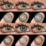 Color Contacts OMG Series Eyes Color Lenses Blue Beauty Contacts Makeup Green Lens Cosmetics Natual Big Black Lens 14.5mm