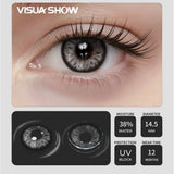 Natural Green Colored Contact Lenses, Soft Eye Contacts for Y2K Makeup, Cosmetics & Eyelashes, Trendy Daily Wear