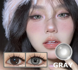 2pcs New Fashion Blue Colored Contacts Lenses for Eyes Brown Eyes Contacts Lenses Yearly Cosmetic Brown Contact Lenses