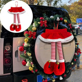 Leg Shaped Car Hanging Ornaments Novelty Funny Christmas Car Decor Unique Auto Interior Pendant Leg Shaped Ornament Xmas