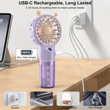 Portable Handheld Fan Mini Humidifier Fan USB Rechargeable Personal Mist Small Fans Mini Portable Charging Hand Water Spray Fan