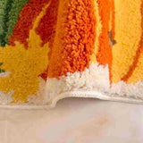 Holiday Tufting Pumpkin Bathroom Mat Soft Fluffy Plants Bedroom Carpet Bathmat Area Floor Pad Doormat Aesthetic Home Room Decor