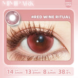 2pcs Half-Yearly Colored Contacts Big Diameter High Moisture Soft Lenses Fashion Makeup Cosplay Blue Gray Brown Red -0