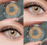 2Pcs Best Selling Contacts Colored Lenses Color Blue Green Grey Series Soft Lens Natural EyeBeauty Pupil Cosmetic Lens